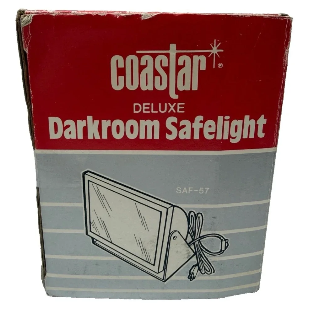 COASTAR Multi-Purpose‎ Darkroom Safelight Lamp Box VTG Photography Light SAF-57